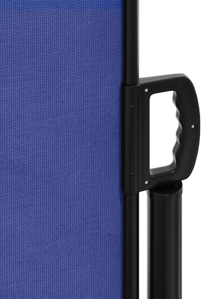 Toldo lateral retrátil 160x600 cm azul