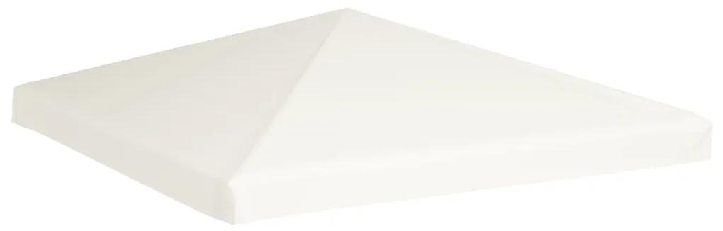 Cobertura de gazebo 310 g/m² 3x3 m branco nata