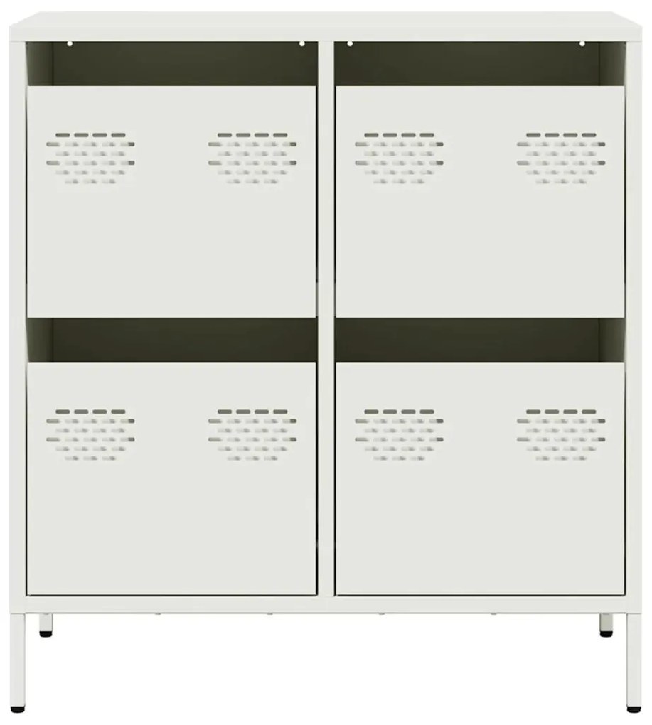 Aparador 68x39x73,5 cm aço laminado a frio branco