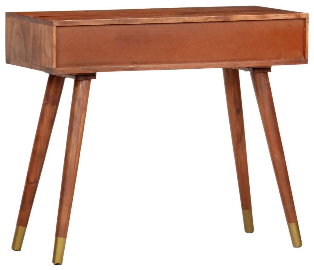 Mesa consola 90x35x76 cm madeira de acácia maciça