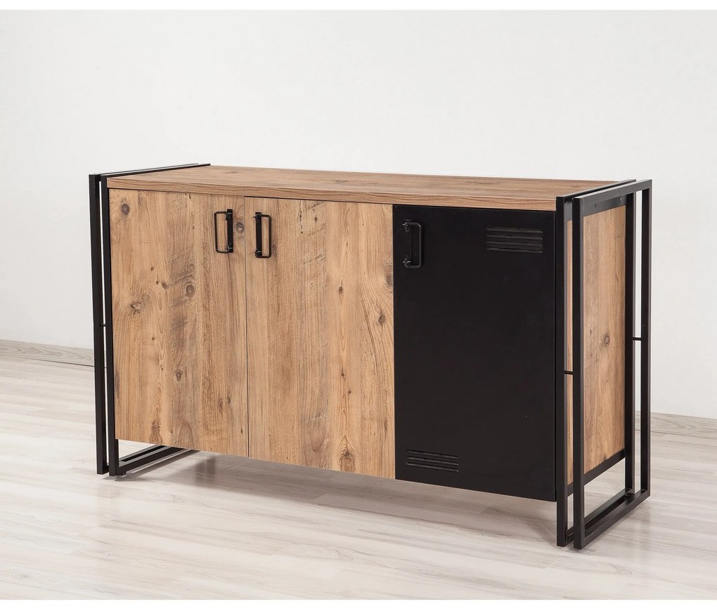 Console Cosmo – Atlantic Pine Black – 140x80x45 cm