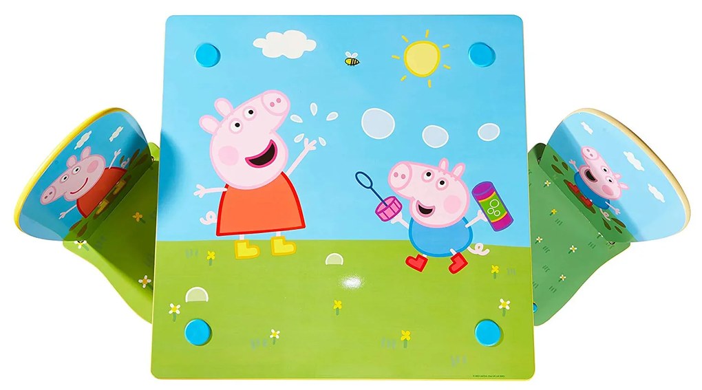 Conjunto Infantil de Mesa e Cadeiras PEPPA PIG