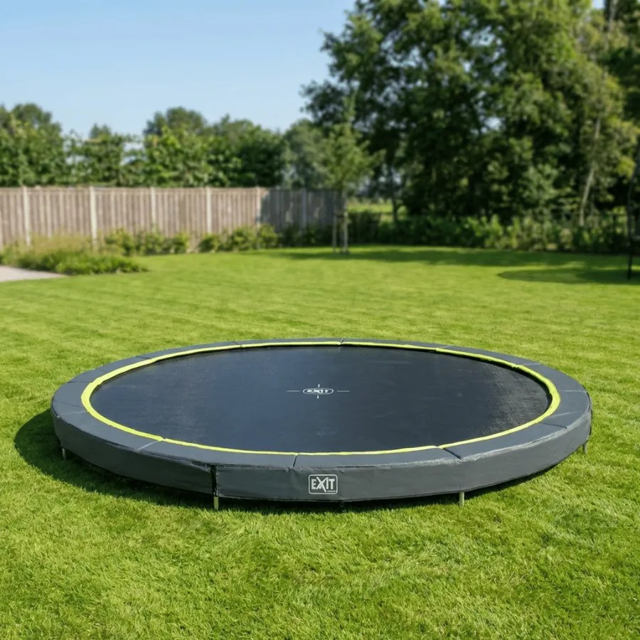 Trampolim desportivo redondo Silhouette ø366 cm - preto