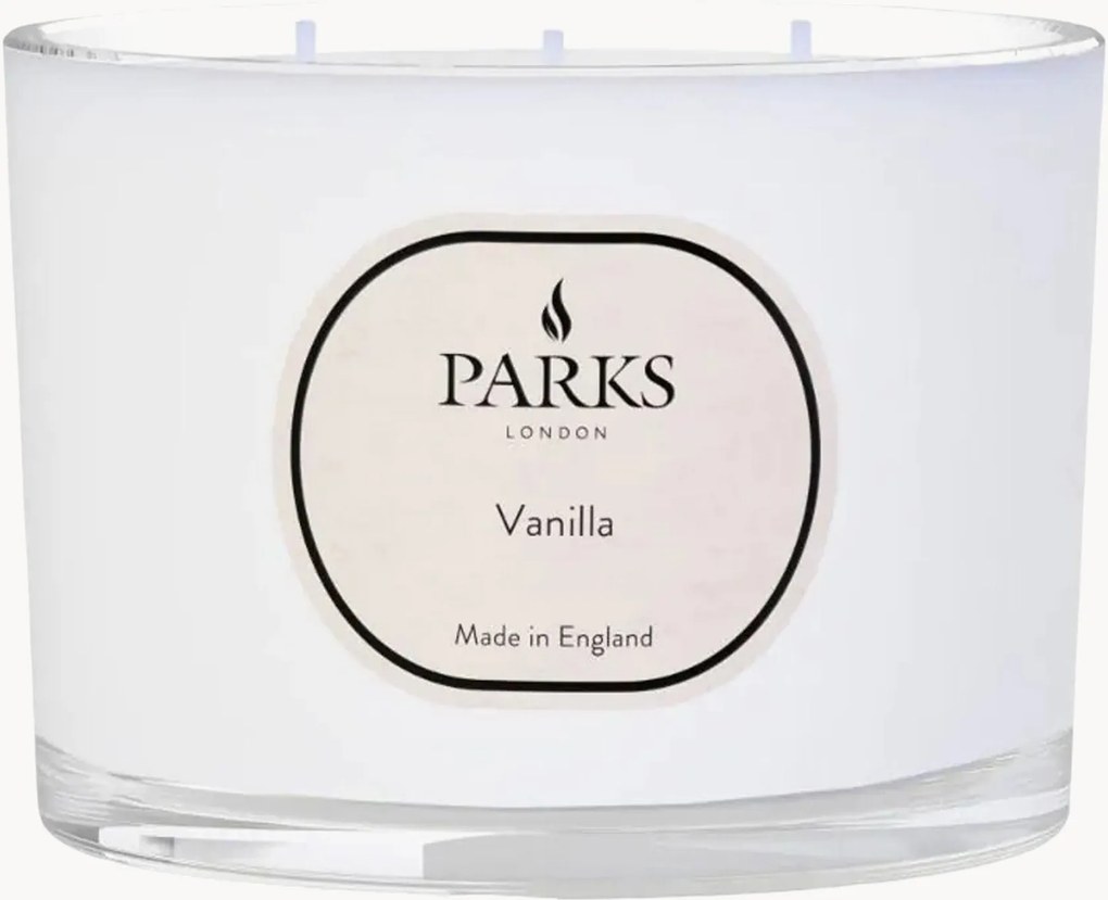 Vela perfumada com três pavios Vintage Aromatherapy (baunilha)