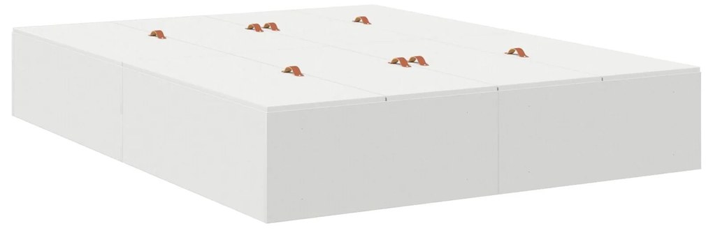 Cama de Armazenamento vidaXL Branca 150x200 cm
