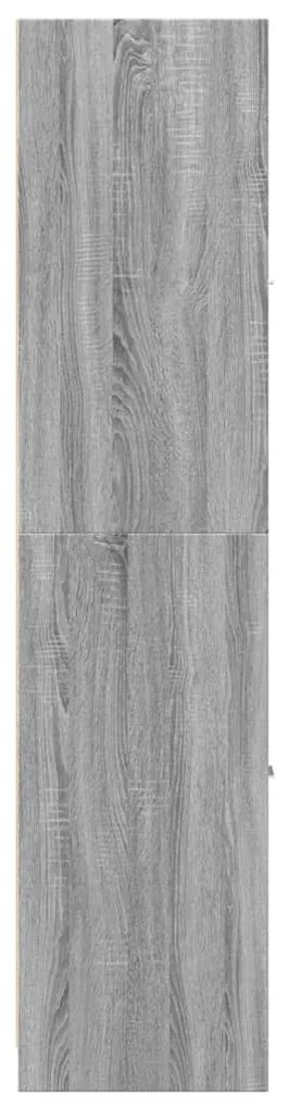 Móvel boticário 30x41x174,5cm derivados madeira cinzento sonoma