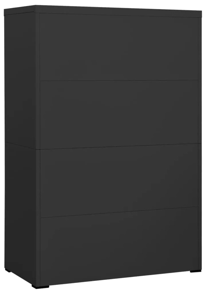 Arquivador 90x46x134 cm aço antracite