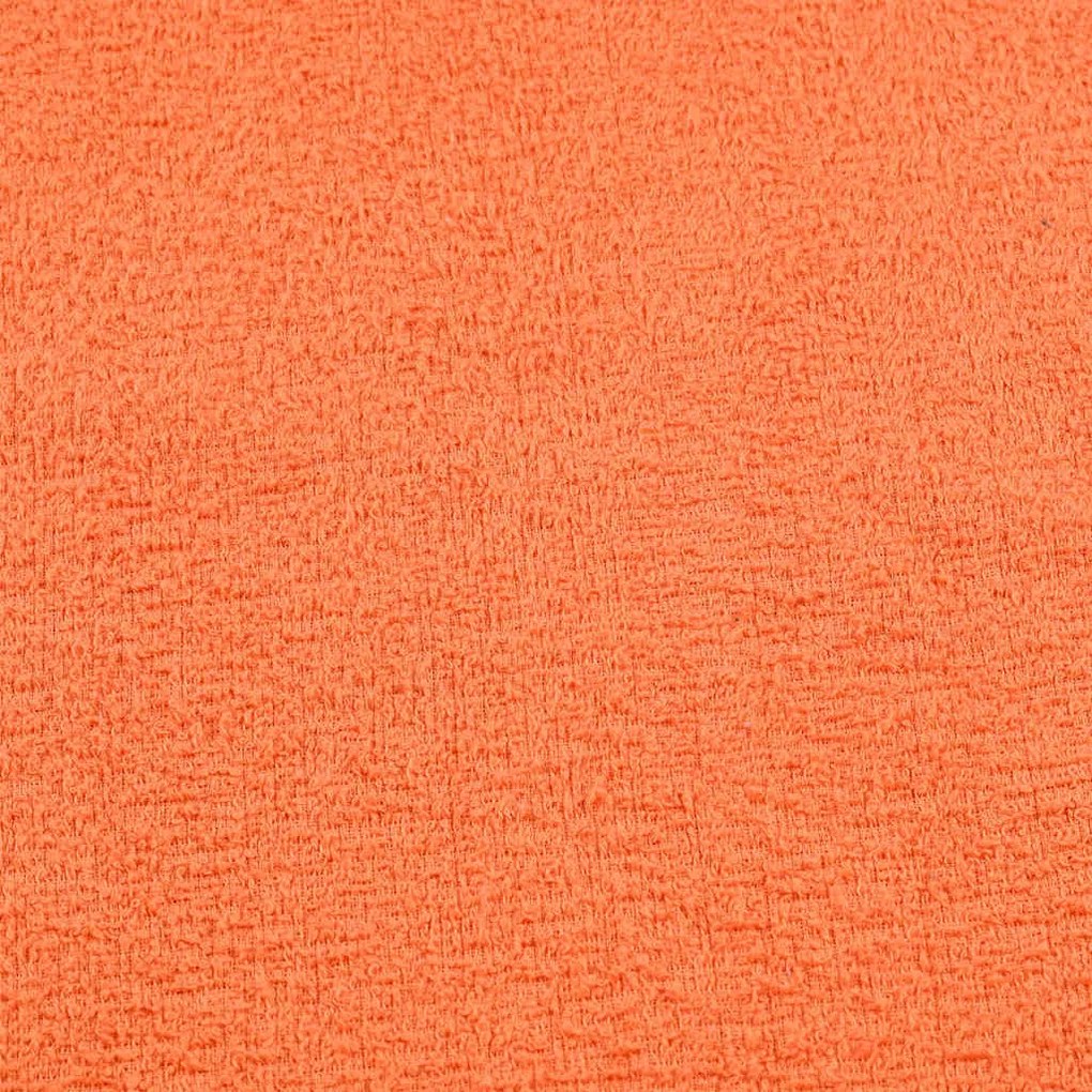 Toalhas de banho 2 pcs 100x150 cm 360 gsm 100% algodão laranja