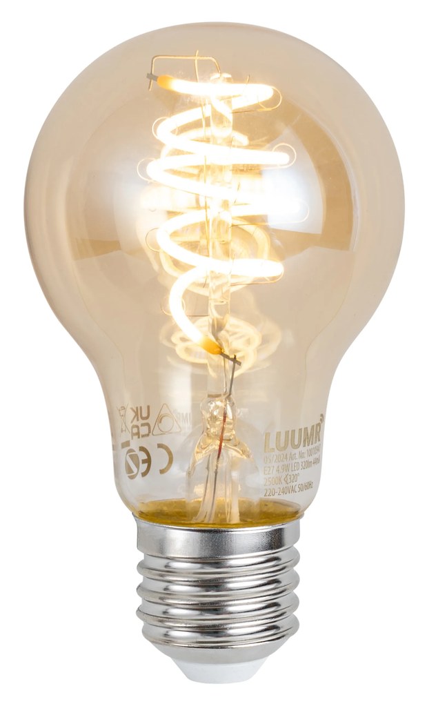 Lâmpada LED E27 Inteligente Regulável A60 4.9W 320 lm 2500K Zigbee