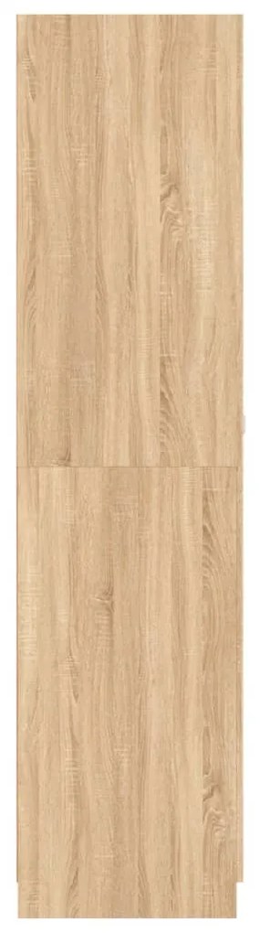 Roupeiro 90x52x200 cm derivados de madeira carvalho sonoma