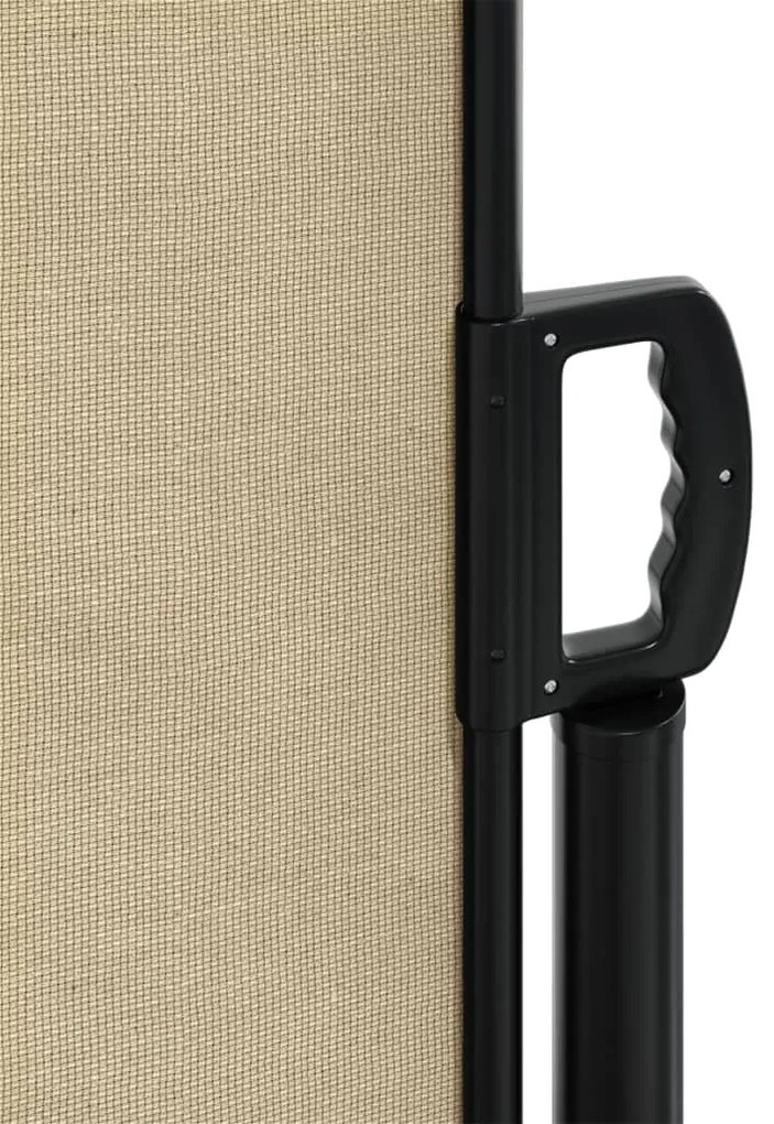 Toldo lateral retrátil 140x600 cm bege