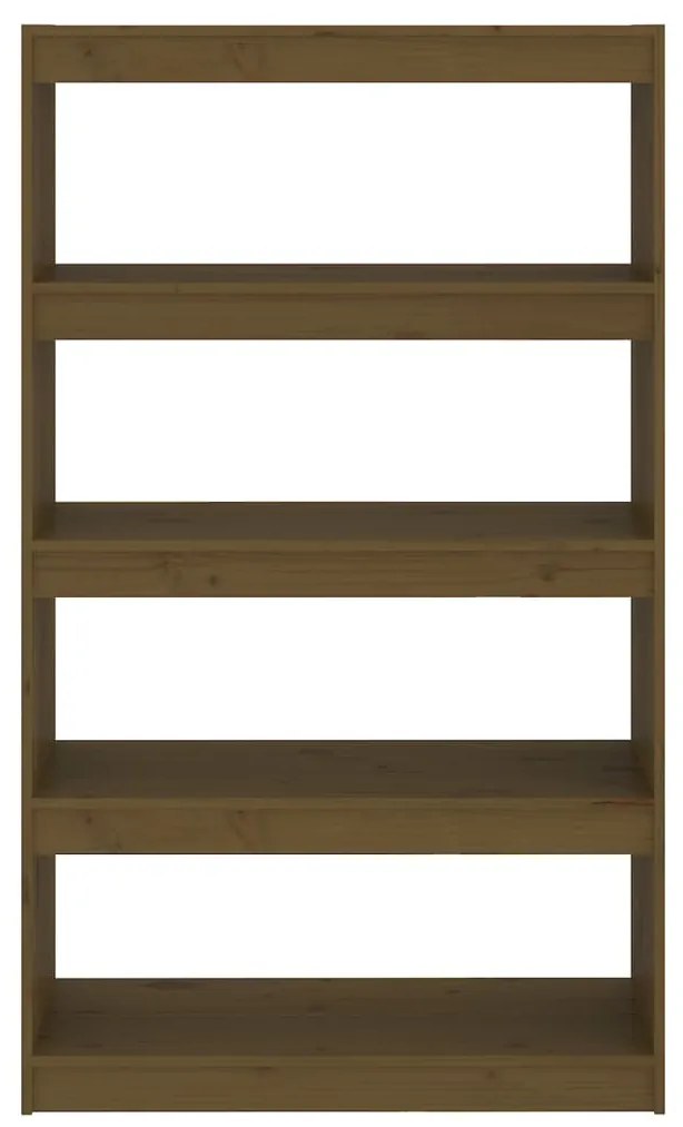 Estante/divisória 80x30x135,5 cm pinho maciço castanho mel