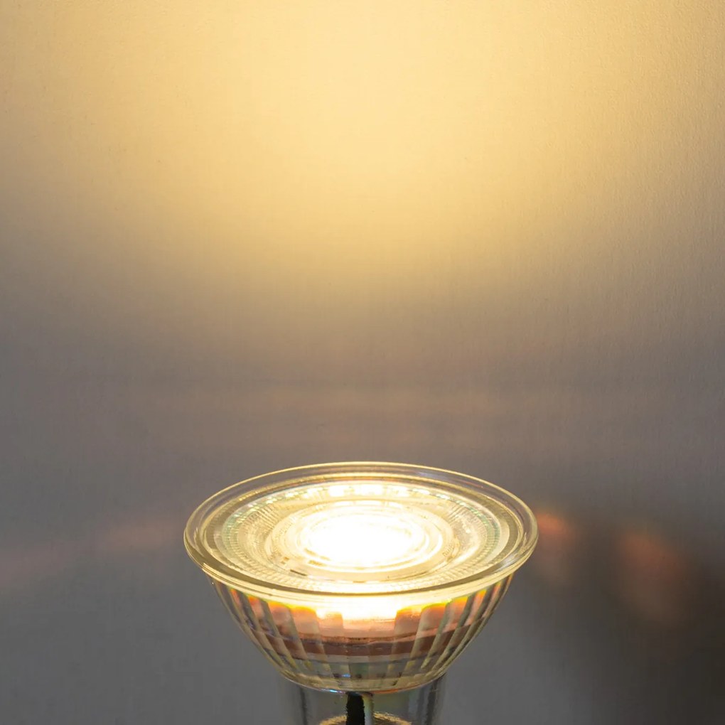 Set van 5 GU10 50mm dimbare LED lampen helder 4.9W 500 lm 2700K