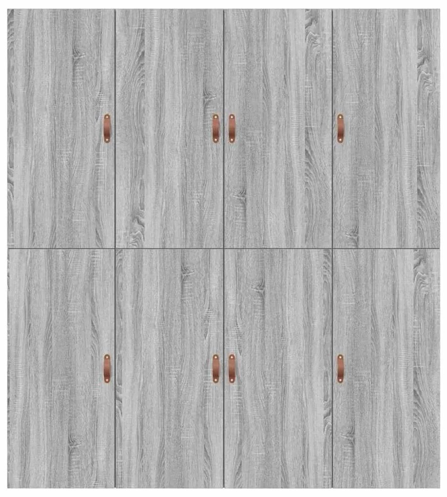 Estrado de Cama com Armazenamento Cinza Sonoma 180x200 cm