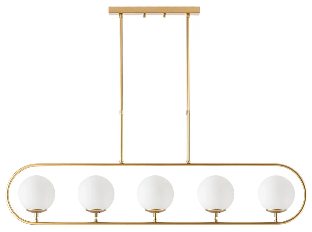 Candeeiro Chandelier Jewel – Dourado Brilhante – 122 x 15 cm