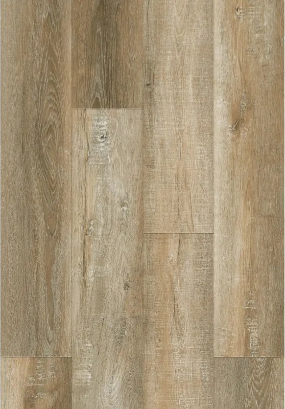 Mexen Cortland painéis vinílicos 1240 x 182 mm SPC 6,5 mm, base IXPE 1,5 mm, 4 V-Fuga, Carvalho - F1008-1240-182-505-4V1-01