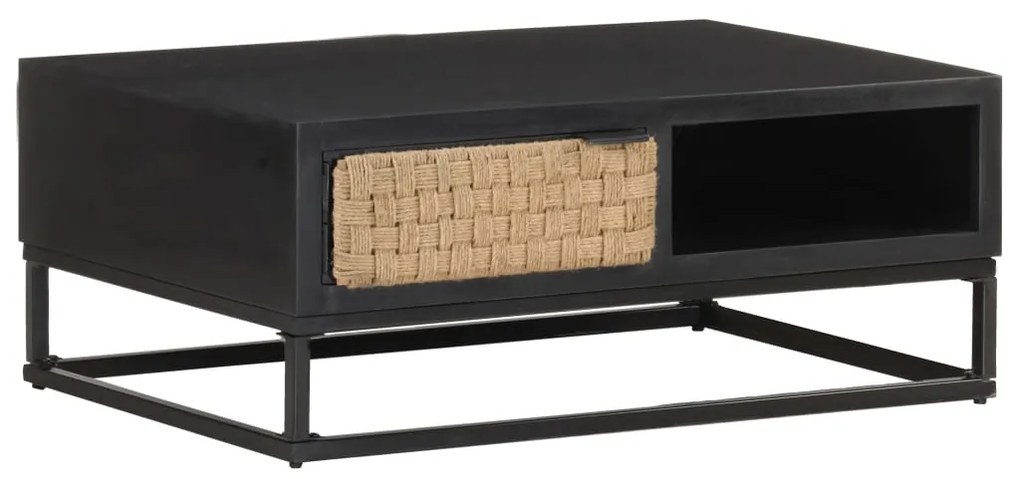 Mesa de centro 90x60x35 cm madeira de mangueira maciça