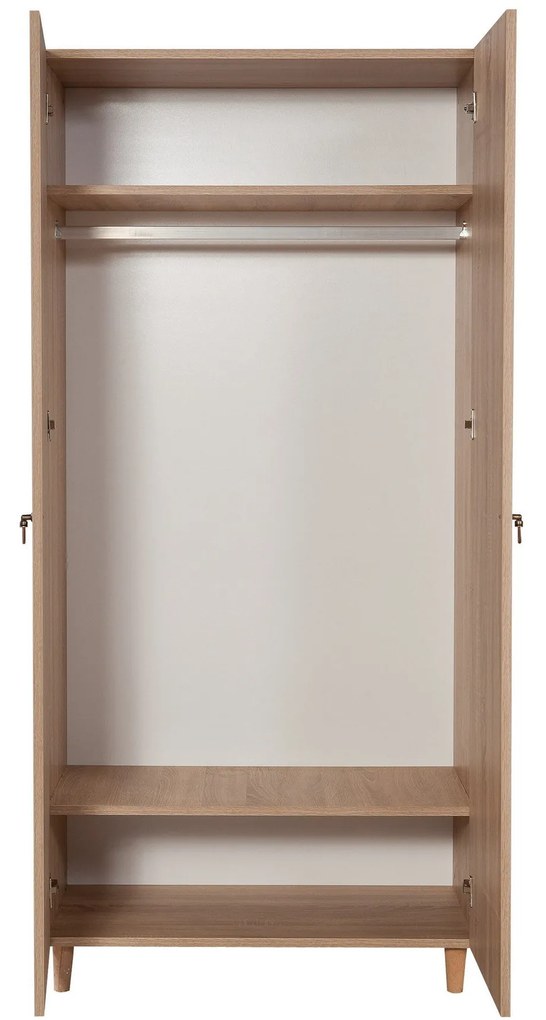 Roupeiro Stil – Carvalho Sonoma – 90x192x52 cm