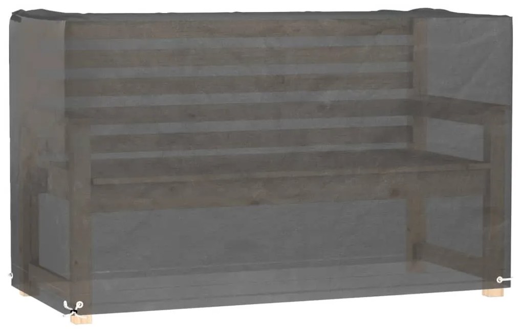 Capa p/ mobiliário de jardim 8 ilhós 170x94x70 cm retangular