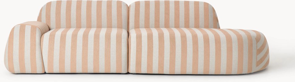 Sofá modular em teddy Wolke (3 lugares)