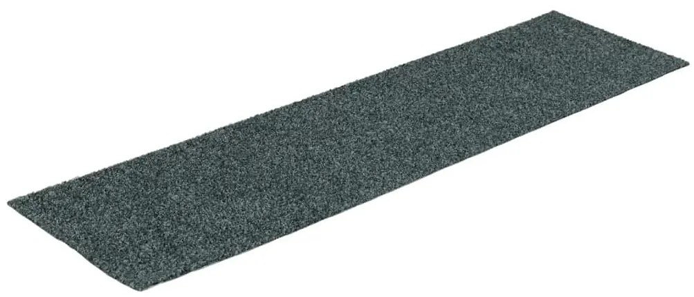 Tapetes de escada adesivos 30 pcs 76x20 cm retangular verde