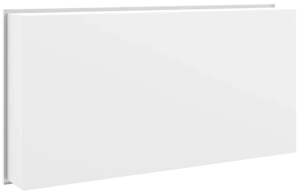 Nicho parede p/ duche 62x32x9 cm aço inoxidável branco mate