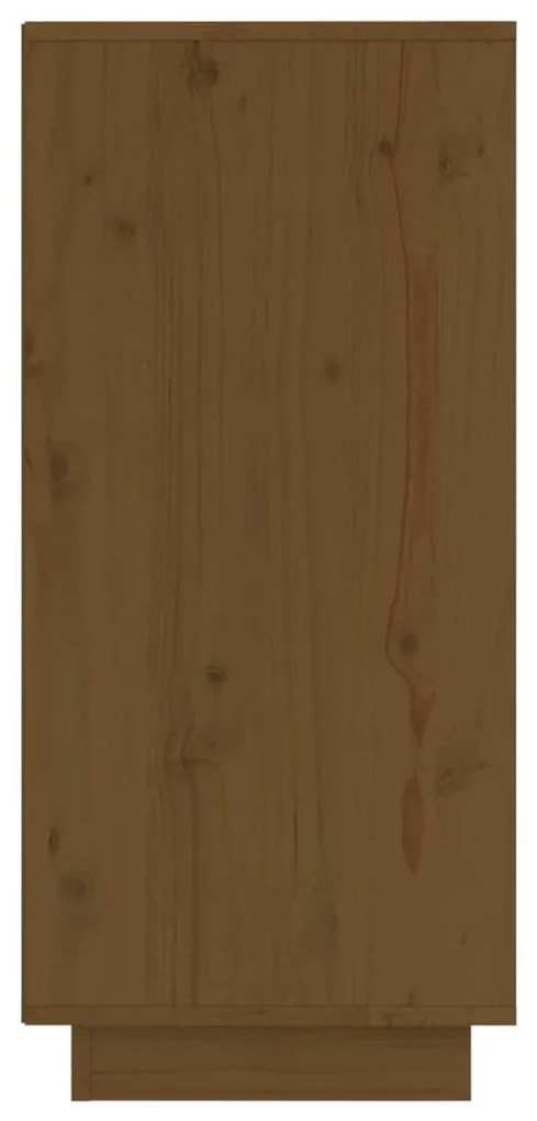 Aparadores 2 pcs 31,5x34x75 cm pinho maciço castanho mel