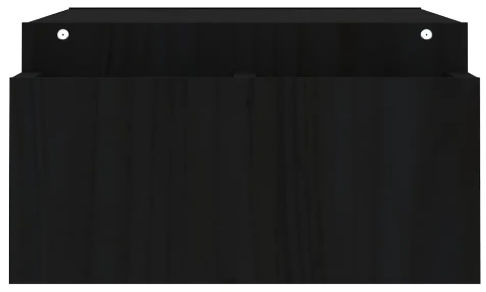 Suporte para monitor 100x27,5x15 cm madeira pinho maciça preto