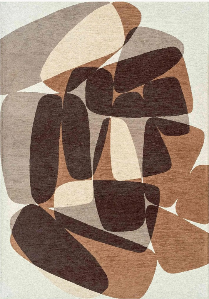 Tapete lavável em jacquard para interior e exterior Stones