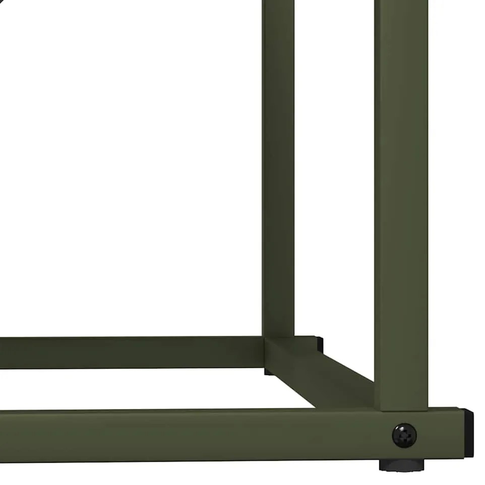 Suporte para lenha aço laminado a frio verde azeitona