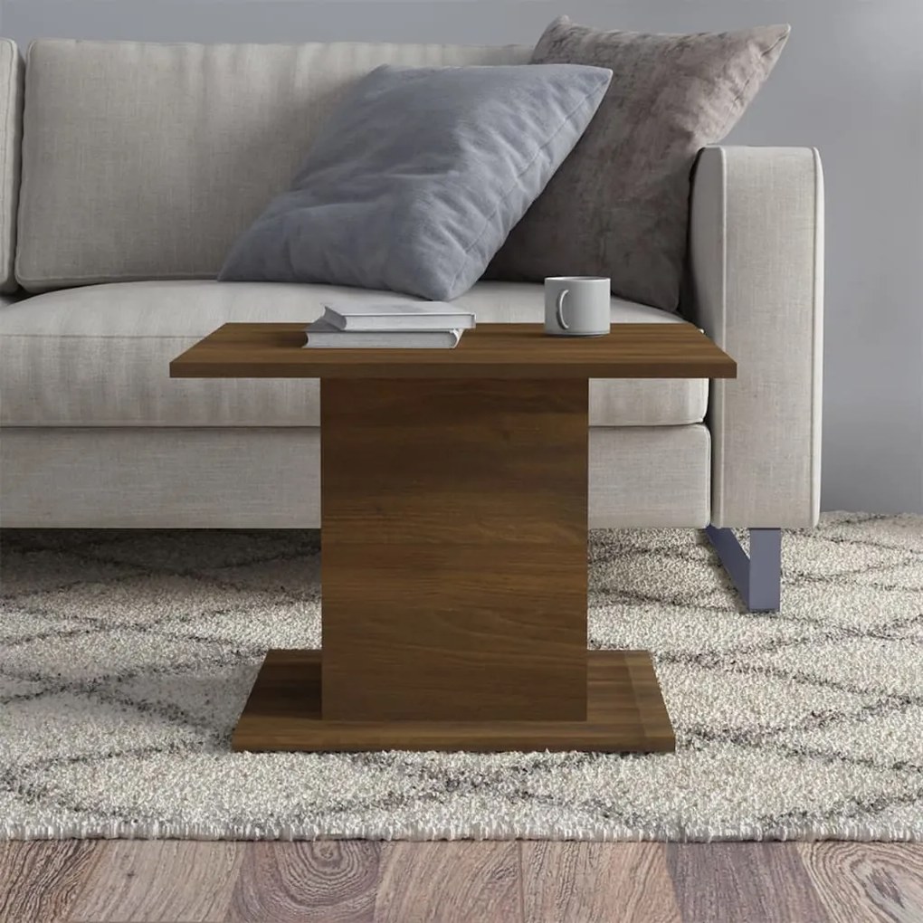Mesa de centro derivados de madeira carvalho castanho