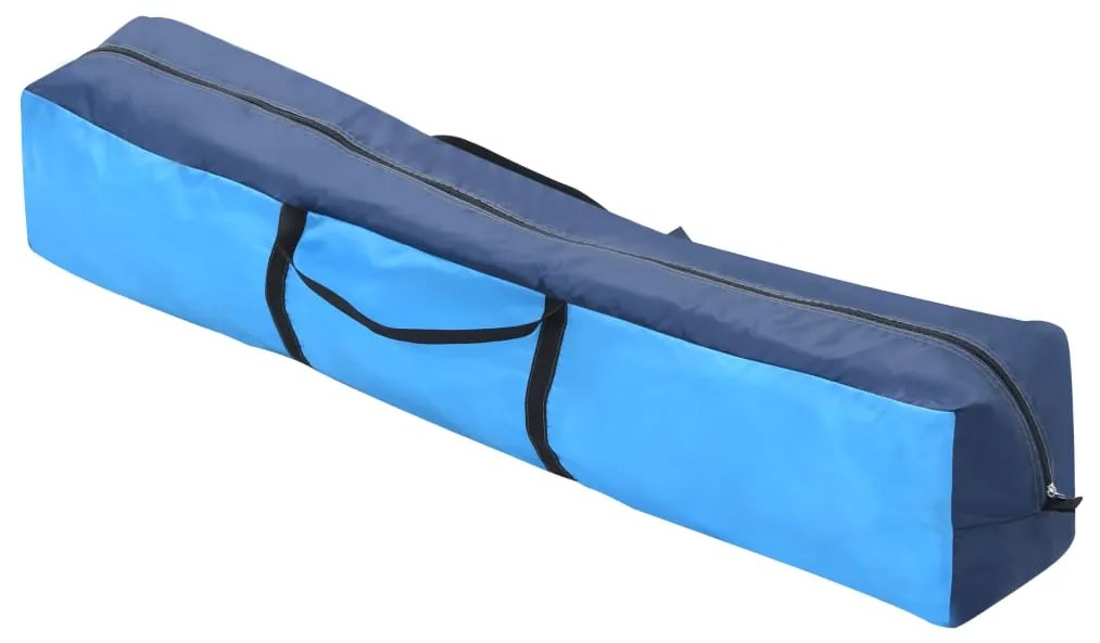 Tenda para festas arqueada 450x450x265 cm azul claro