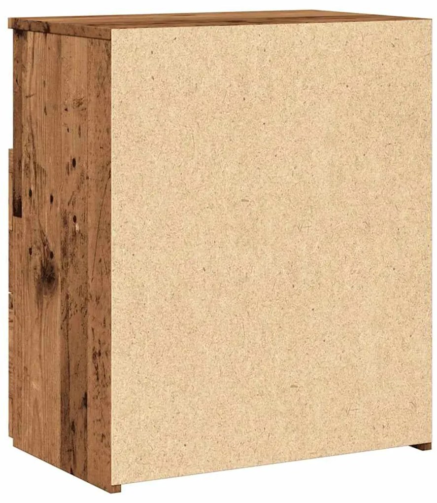 Mesa de cabeceira 50x32x60cm derivados de madeira madeira velha