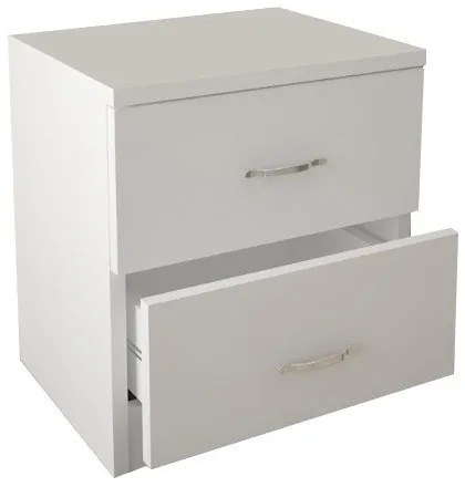 Mesa de Cabeceira Sine – Branco – 40 cm x 41,8 cm x 33 cm