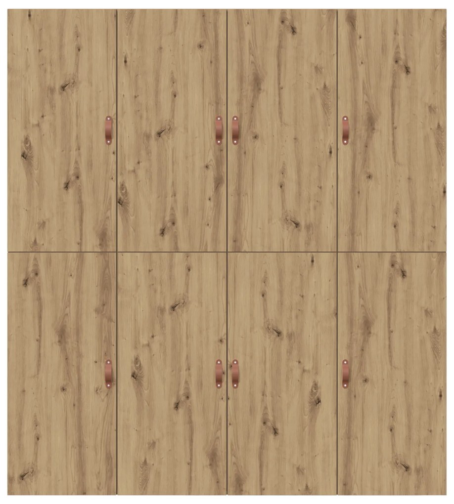 Cama com Arrumação vidaXL em Carvalho Artisan 200x200 cm