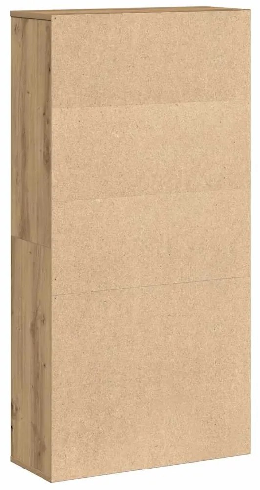 Estante 60x24x120 cm derivados de madeira carvalho artisiano