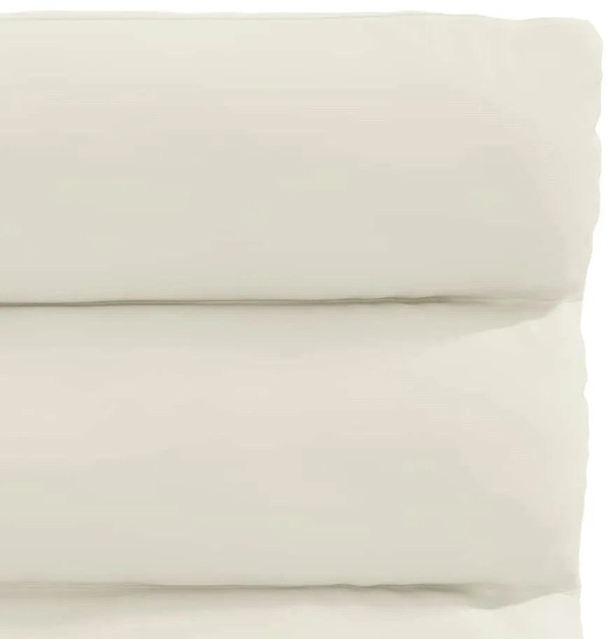 Cadeiras de jantar 4 pcs veludo cor creme