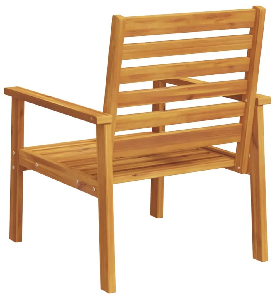 Cadeira de jardim 2 pcs 66,5x65x81 cm madeira de acácia maciça