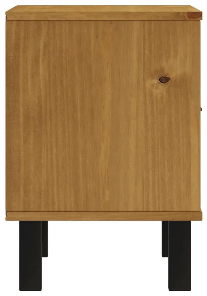 Mesa de cabeceira FLAM 40x35x50 cm madeira de pinho maciça