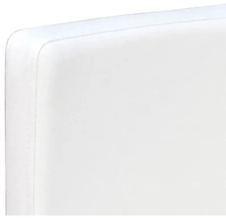 Cadeiras de jantar 2 pcs couro artificial branco
