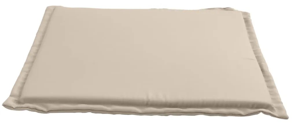 Almofadas assento de jardim 6 pcs 45x45x2 cm cinza-acastanhado