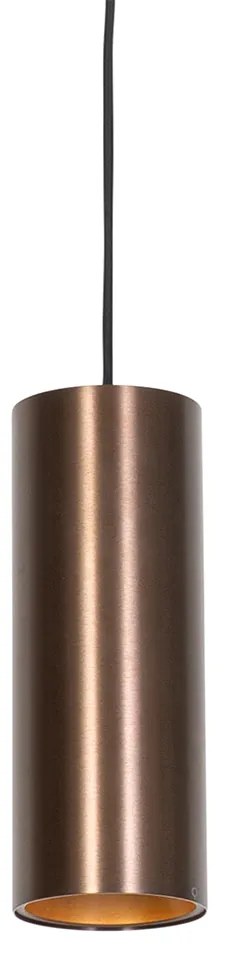 Candeeiro de suspensão design bronze escuro - Tubo