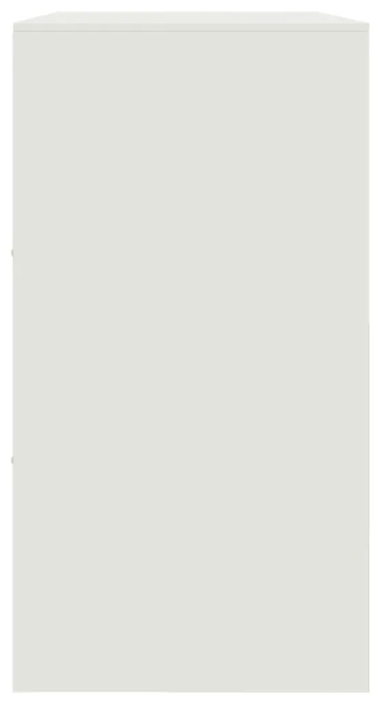 Aparador 99x39x73 cm aço branco