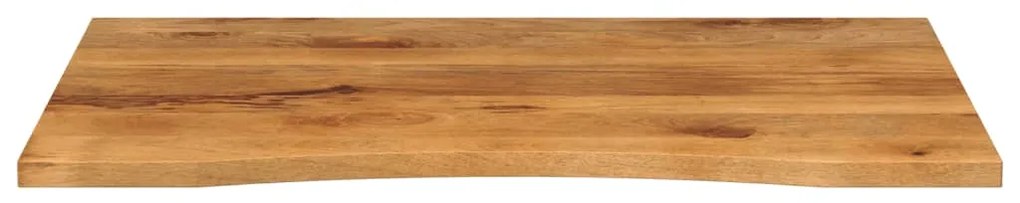 Tampo de mesa com curva 110x80x2,5 cm mangueira áspera maciça