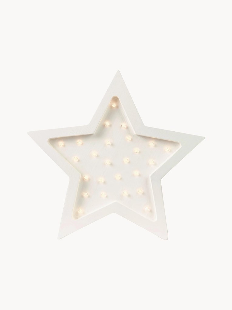 Candeeiro LED artesanal para crianças regulável com temporizador e comando Star