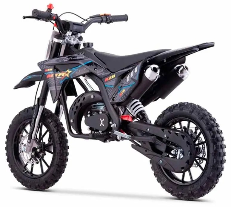 Mini Moto Infantil Gasolina 50 CC MTR Minicross XZR 2025 C/ Limitador Azul