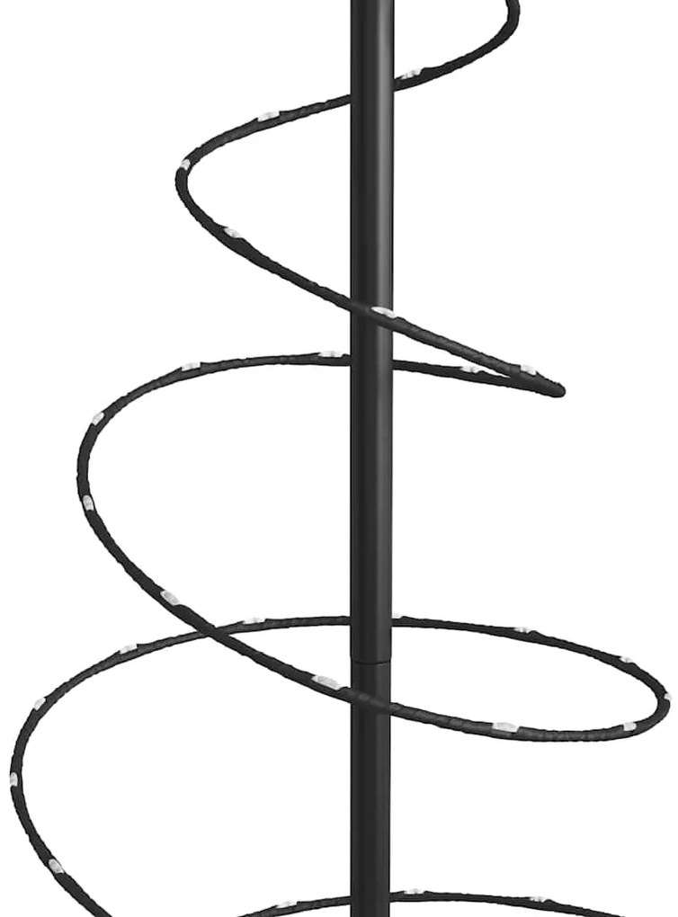 LED Árvore de Natal 80 LEDs Branco Quente 120 cm