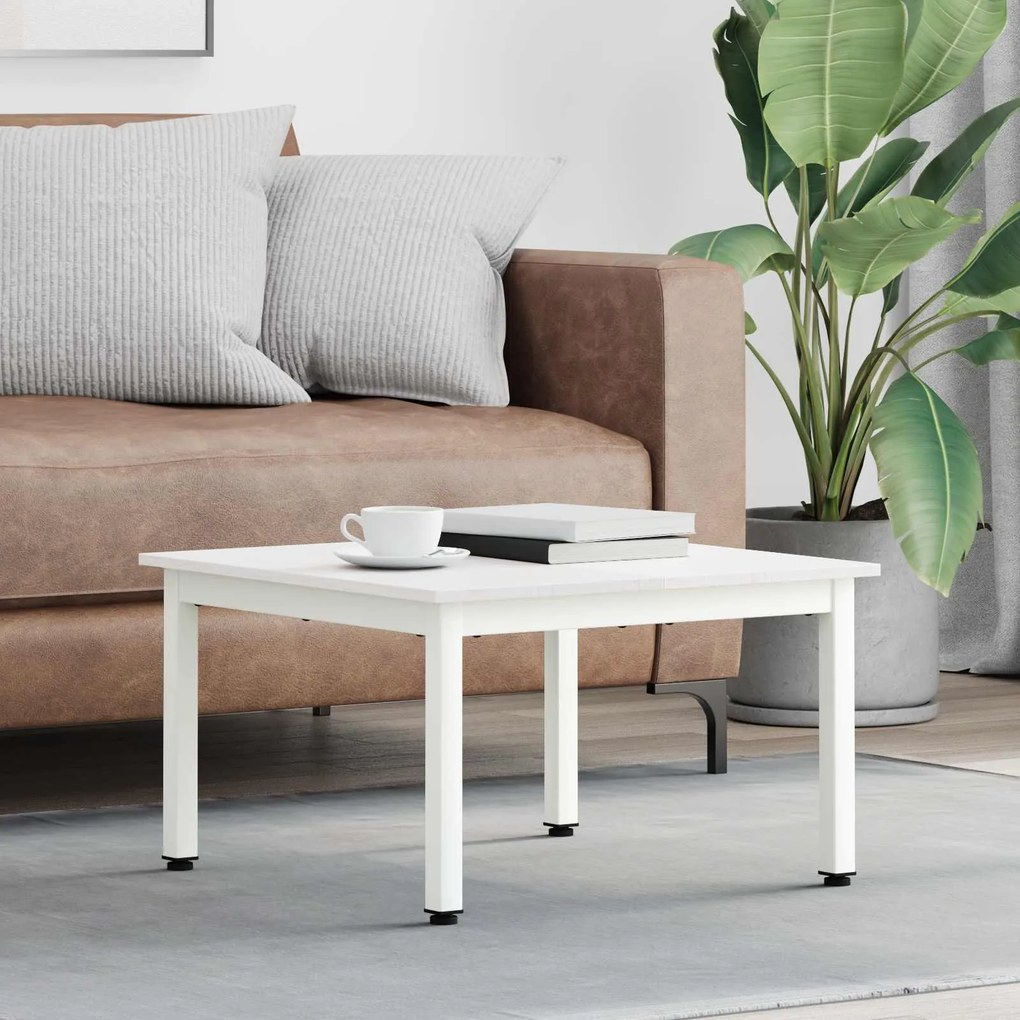 vidaXL Mesa de centro Branco 60 x 60 x 36 cm