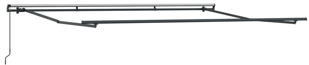 Toldo Retrátil Manual vidaXL Branco 500x350 cm