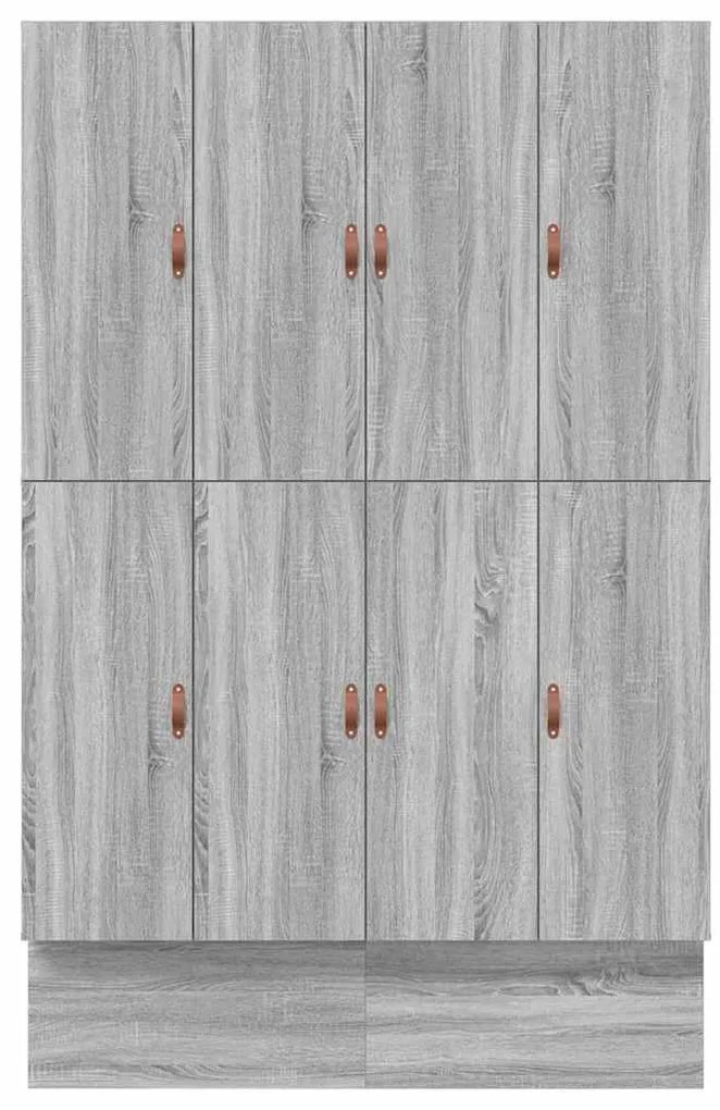 Cama com Arrumação Cinzenta Sonoma 160x200 cm